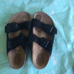 Black birkenstocks